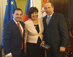 20. mart 2019. Potpredsednik Narodne skupštine prof. dr Vladimir Marinković i delegacija Parlamenta Češke Republike